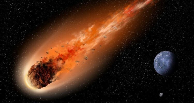 What is the temperature of a meteorite?